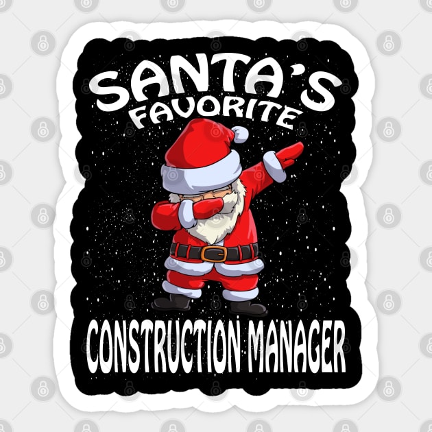 Santas Favorite Construction Manager Christmas Sticker by intelus